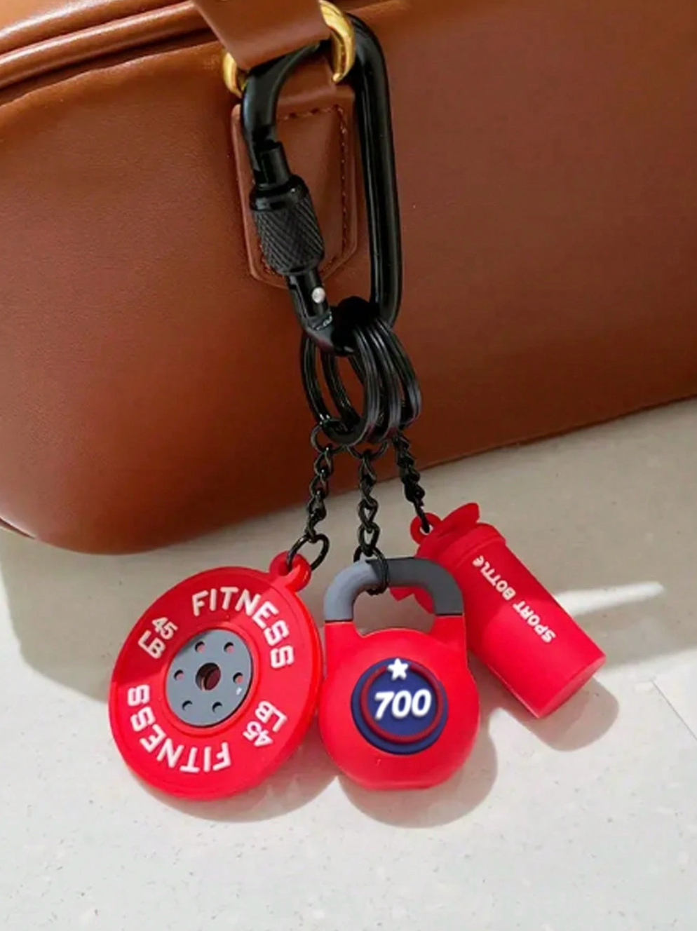 Fitness keychain-Mini Gym Accessories